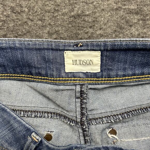 Hudson‎ Jeans Women's Ginny Straight Leg Full Length Jeans Blue Size 28 Light - Picture 5 of 8